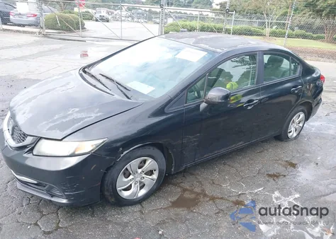 2013 Honda Civic Lx from USA, damaged, VIN 2HGFB2F53DH540920